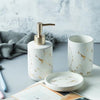 Marble Bathroom Accessory Set