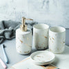 Marble Bathroom Accessory Set